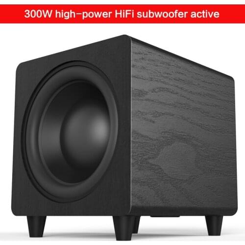 100W-300W 10 Inch High Power Speaker Active Subwoofer Audio Home Subwoofer 6.5 Inch Subwoofer Speaker DIY Fever with Tone