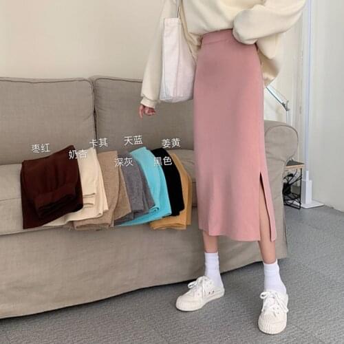 GDZSHP Knitted Pencil Skirts