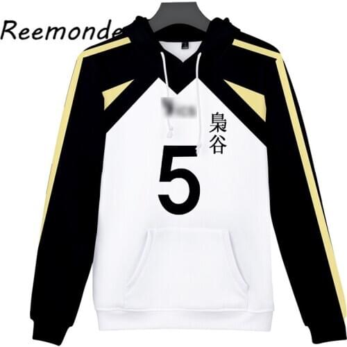 Haikyuu!! Bokuto Kotaro Cosplay Hoodies Sweatshirts Mens 3D Printing Akaashi Keiji Costume Harajuku Hooded Pullover Coat