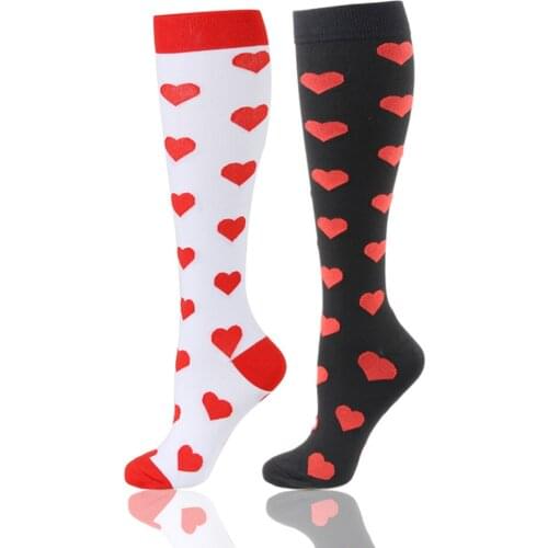 Multi-color Compression Socks For Varicose Veins Women Men Fit For Pregnancy Edema Pulled Muscle Relief Shin Splints Calf Cramps