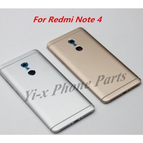 5 Colours Battery Housing Replacement Parts Metal Back Battery Cover Housing for Xiaomi Redmi Note4 Phone Shell for Redmi Note 4