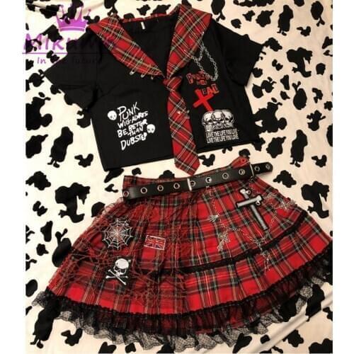 Punk Skirts Cosplay Costume