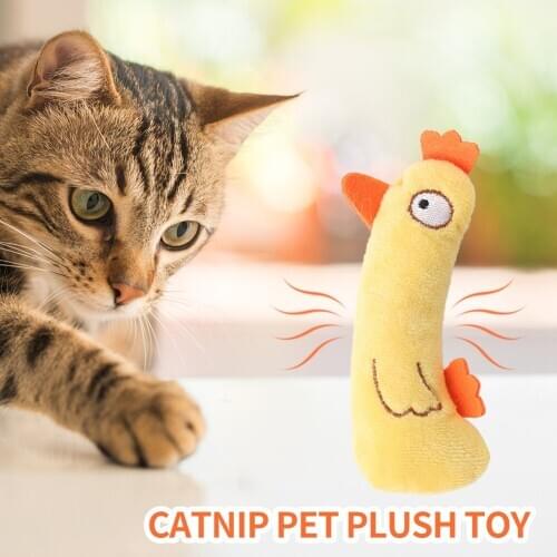 Colorful Dinosaur Dolls for Cat Biting Chewing Funny Interactive Plush Kitten Interactive Catnip Toys Pet Supplies