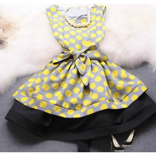 Girls Summer Autumn Sleeveless Dress Sweet Dot Bud Dress with Bow Sashes Jap Anese Sweet Cute Dress Women