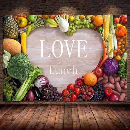 Fashion Fruits Vegetables Canvas Painting Posters and Prints Home Decoration for Kitchen Restaurant Living Room Cuadros Unframed