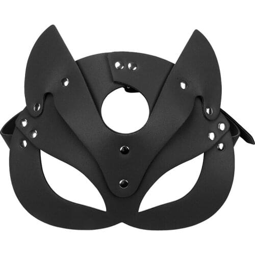 Fox blindfold sex soft eye mask fetish bondage eyepatch flirt bdsm game sex toys for couples sex products
