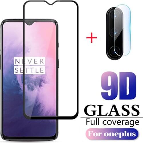 2 In 1 Tempered Glass for Oneplus 7 One Plus 7 Pro 7Pro Protective Camera Lens for Oneplus 7 Protective Glas Screen Protector