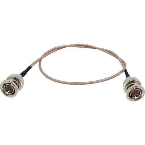 1Pcs BNC Male to BNC Male Plug 75 Ohm RG179 Pigtail Cable Connector for HD-SDI Vedio CCTV Camera Camcorder