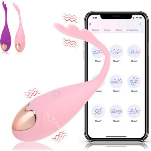 OLO 10 Frequency Dildo Vibrator Wearable Vaginal Tighten Exercise Ball APP Control Clitoris G-spot Stimulation Sex Toy for Women