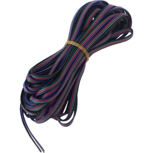 10m 22 AWG 4pin Extension Cable Line for 4-Color RGB 3528 5050 LED Strip Lights 63HA