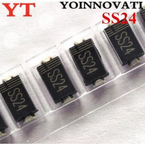 1000pcs/lot SS24 SMA SR240 SMA 2A 40V SMD Best quality