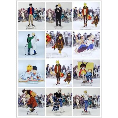 15CM Anime BANANA FISH Ash Lynx Okumura Eiji Double Side Acrylic Stand Figure Model Plate Base Desk Decor Xmas Gifts Cosplay New