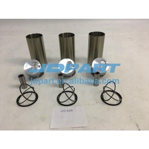 3KB1 cylinder liner with piston piston rings For Isuzu