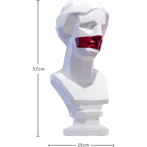 57CM CREATIVE ART SCULPTURE GEOMETRY VENUS GODDESS STATUE RESIN CRAFTS ROMAN MYTHOLOGY HOME OFFICE DECORATION WEDDING GIFT R2684