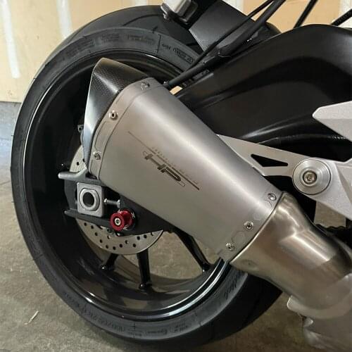 60mm for bmw s1000 s1000rr s1000r motorcycle exhaust pipe system modified motorcycle muffler removable laser db killer slip on