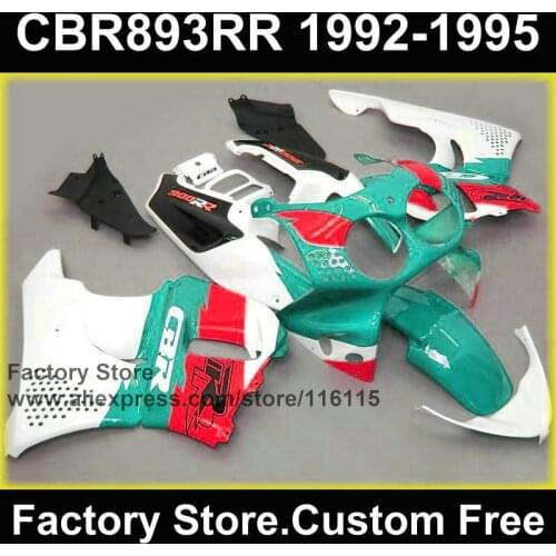 7gifts ABS Motor fairing set for HONDA CBR900RR CBR 893RR1992 1993 1994 1995 CBR 893 92 93 94 95 white blue fairings kits