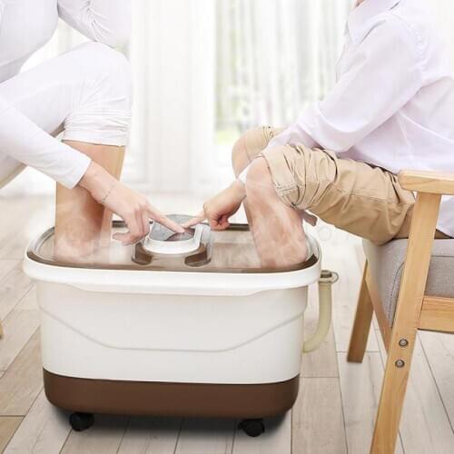 9999 Double Foot Bathtub Massage Deep Barrel Constant Temperature Heating Foot Soaking Over Leg Household Electric Foot Washing