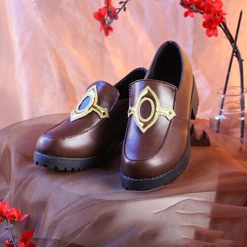 Anime Genshin Impact Hutao Game Suit Cosplay Shoes For Women Men 2021 New