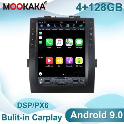 4+128GB Android Tesla Screen Car Multimedia Player For Toyota Alphard 2015-2019 GPS Navigation Auto Video Audio Stereo Head Unit