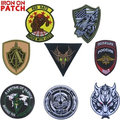 A LIFETIME OF SILENCE Embroidery Patch US Army Tactical Military Patches DIY Badge For Clothing Decorative Applique PATCH