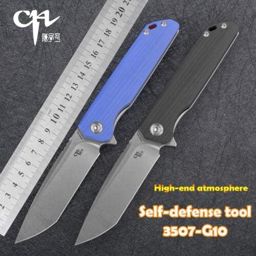 2021 CH Knife 3507 High Hardness D2 Blade Material Blue G10 Handle Men Camping Portable Kit Sharp Tactical Survival Hunting