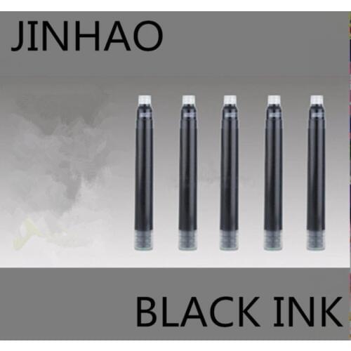 30 PCS Jinhao International Size Pen Ink Cartridge to Fit Fountain Pens, Black