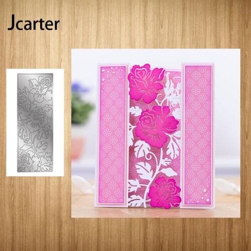 Flowers Branches Rectangle Frame Metal Cutting Dies Craft Handmade Knife Mould Blade Punch Stencils Dies Cut Scrapbooking Model