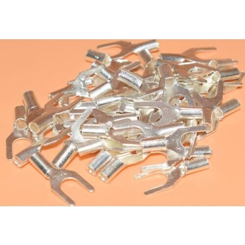 Cold-press terminal/terminal/bare forked end UT1-4