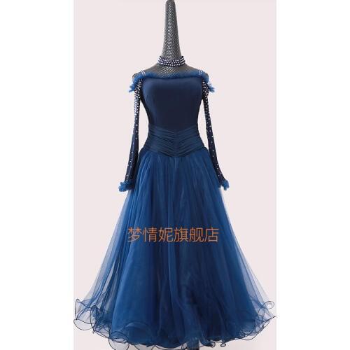 Customize New ballroom dance dress standard ballroom waltz dresses ballroom dance competition dresses custom made LXT1111