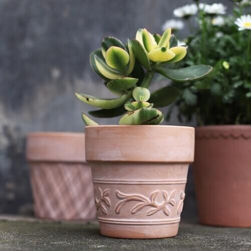Small Mini Flower Pots Clay Ceramic Pottery Succulent Plants Pot Cactus Flower Pots Home and Garden Decor Mini Succulent Pots