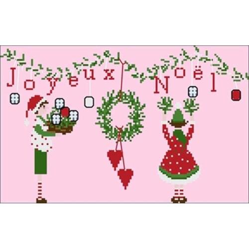 Our christmas patterns counted 11CT 14CT DIY Cross Stitch Sets wholesale Cross-stitch Kits Embroidery Needlework