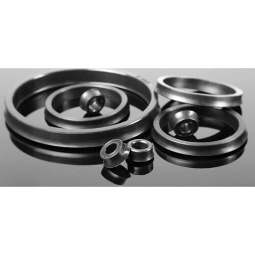 NBR nitrile hydraulic QGB pneumatic cylinder piston hole sealing ring black soft rubber wear-resistant