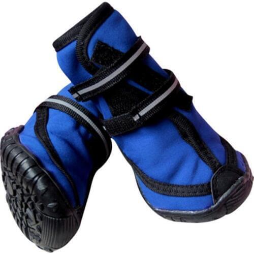 4 Pc/ Set Pet Waterproof Rain Shoes For Medium Large Dogs Multi Colors Optional Dog Rain Boots
