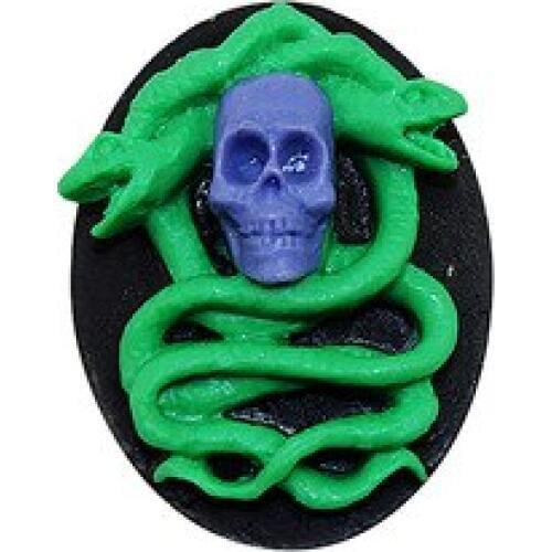 Halloween snake skull silicone fondant clay molds chocolate molds for cakes decorating tools handmade soap mould T0687