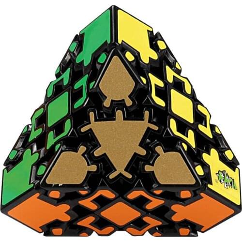 Lanlan Gear Truncated Speed Cube Black Cube Magic Educational Puzzle Toy For Kids Gift