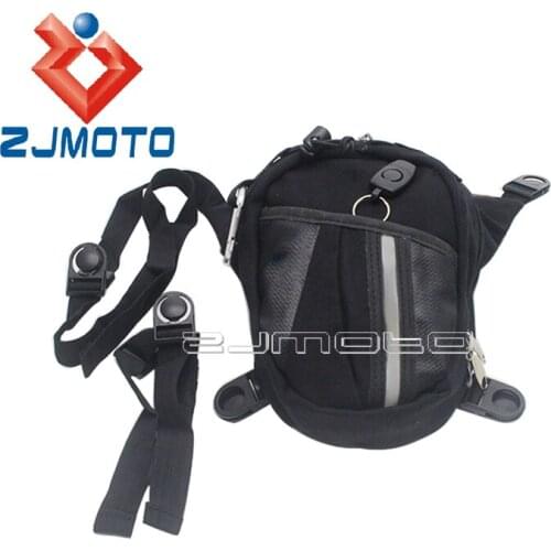 Black Oxford Nylon Waist Bag Motorcycle Drop Leg Bags Riding Pack Unisex Outdoor bike Hiking Travel Pocket Bag