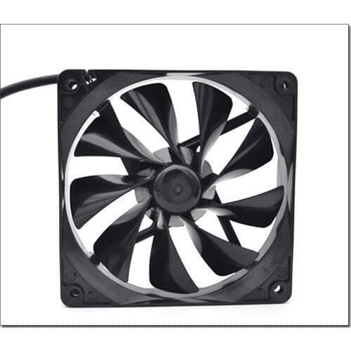 A1225L12S For EVERFLOW TT 12cm Chassis Fan Mute 12025 CPU DC 12V 0.30A Cooling Ventilating Fan 1400RPM
