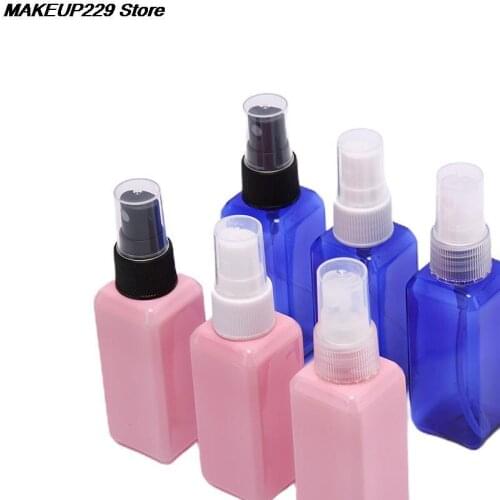 50ml Pressed Pump Spray Bottle Refillable Bottle Protable Plastic Soap Shampoo Lotion Foam Water
