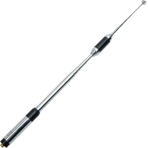 ABBREE AR-770 Dual Band 144/430MHz High Gain SMA-Female Telescopic Antenna For BAOFENG UV-5R UV-82 Walkie Talkie R