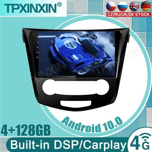 Android 10.0 Car Radio For Nissan X-Trail Qashqai 2014 - 2017 All-in-One Autoradio Bluetooth Multimedia Audio Video Player
