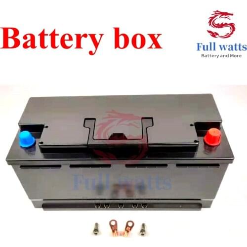 Battery case12v 100Ah 120Ah 50Ah 60AH High quality ABS battery box for 24V 50AH 20Ah 48V lifepo4 li ion LTO lead acid battery
