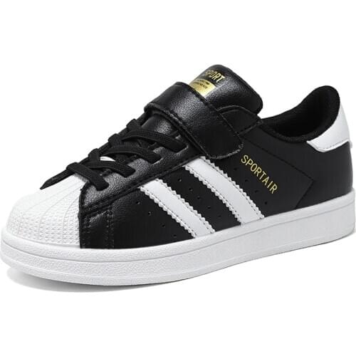 Brand High Quality Boys Running Shoes Non-slip Flat Leather Kids Sneakers Girls Children Sports Shoes Unisex Boy Girl Child Run