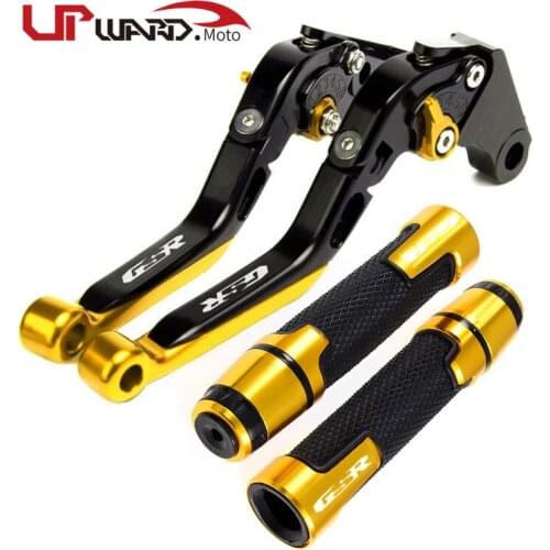 For SUZUKI GSR 400 2008-2012 GSR 600 2006-2011 GSR 750 2011-2020 Motorcycle CNC Brake Clutch Lever+22MM Handle Grips Handlebar