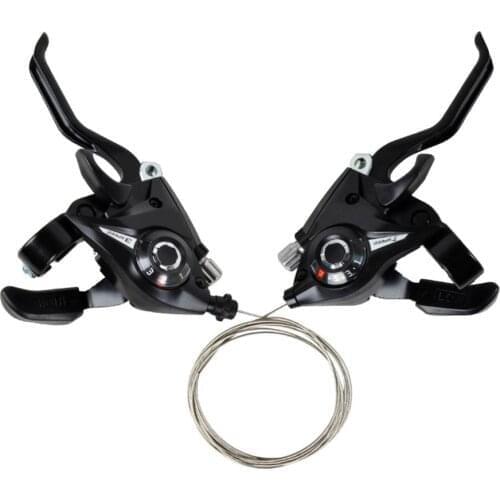 EF51 Derailleur Conjoined DIP Shift Lever & Brake Lever 3x7S 3x8s Speed Mountain Bike bicycle Brake Shifters Set Cycling Levers