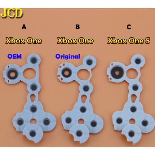 JCD 1PCS Grey Original Silicon Conductive Rubber Conductive Rubber Button For MicroSoft Xbox One For XboxOne S Controller D Pad