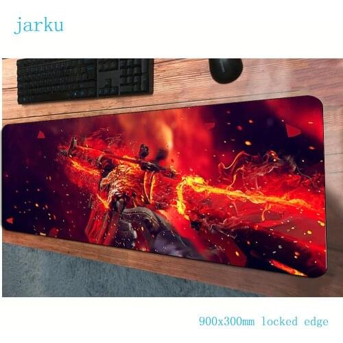 JARKU 900x300x3mm cs go mouse pad Mass pattern gaming mousepad gamer mouse mat black pads game computer padmouse laptop play mat