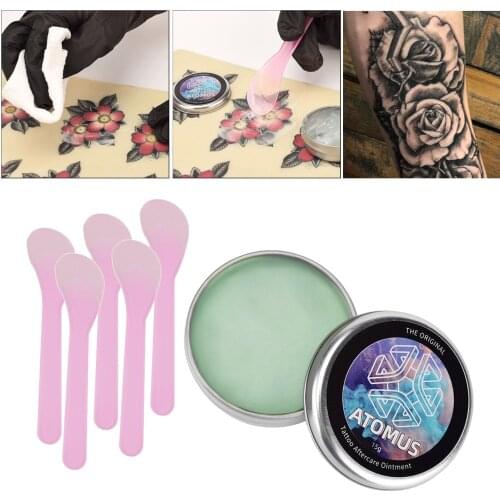 Tattoo Aftercare Ointment Cream Disposable Scraper Recovery of The