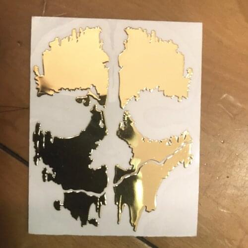 Three Ratels MT-80 3D Cool Call Of Duty Ghost Skull Sticker Luxury Metal Mobile Phone Laptop Car Motorcycle Decal DIY