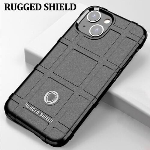 New 2021 For Iphone 13 mini Case Cover Rugged Armor Shockproof Cover For Iphone 13 mini High Quality Soft Silicon Button