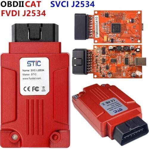 New FVDI J2534 Car Diagnostic Tool SVCI J2534 Better Than ELM327 ELS27 Support SAE J1850 Protocol Online Module Programming